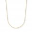 Cable Chain Necklace 14K Yellow Gold 30" Length