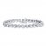 Diamond Bracelet 1 ct tw Round-cut 10K White Gold