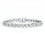 Diamond Bracelet 1 ct tw Round-cut 10K White Gold