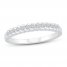 Diamond Anniversary Ring 1/4 ct tw Round-cut 10K White Gold