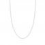 16" Singapore Chain 14K White Gold Appx. .8mm