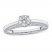 Diamond Solitaire Engagement Ring 3/4 ct tw Round-Cut 10K White Gold