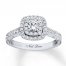 Neil Lane Engagement Ring 7/8 ct tw Diamonds 14K White Gold