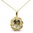 Le Vian Creme Brulee Quartz Necklace 1/5 ct tw Diamonds 14K Honey Gold 20"