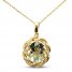 Le Vian Creme Brulee Quartz Necklace 1/5 ct tw Diamonds 14K Honey Gold 20"