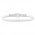 Bangle Bracelet Sterling Silver 14K Yellow Gold