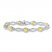 Citrine Bracelet Diamond Accents Sterling Silver