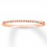 Diamond Anniversary Band 10K Rose Gold