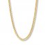 Men's Necklace Wheat Chain 10K Yellow Gold
