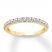 Diamond Wedding Band 3/8 ct tw Round-cut 14K Yellow Gold