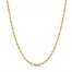 Men's Rope Chain 14K Yellow Gold 18"