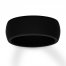 Black Silicone Men's Wedding Band