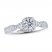 THE LEO Ideal Cut Diamond Engagement Ring 3/4 ct tw 14K White Gold