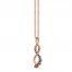 Le Vian Chocolate Ombre Necklace 3/8 ct tw Diamonds 14K Gold