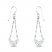 Filigree Dangle Earrings Sterling Silver