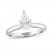 Diamond Solitaire Engagement Ring 1 ct tw Pear-shaped 10K White Gold