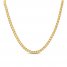 Double Rope Chain Necklace 10K Yellow Gold 18"