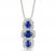 Le Vian Sapphire Necklace 1/5 ct tw Diamonds 14K Vanilla Gold 18"