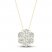 Diamond Fashion Necklace 1/3 ct tw Round-cut 10K Yellow Gold 18"