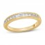 Diamond Anniversary Ring 1/6 ct tw Baguette-cut 10K Yellow Gold