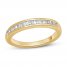 Diamond Anniversary Ring 1/6 ct tw Baguette-cut 10K Yellow Gold