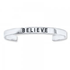 Believe Bracelet Sterling Silver