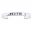 Believe Bracelet Sterling Silver