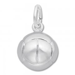Volleyball Charm Sterling Silver