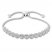 Diamond Bolo Bracelet 1/5 ct tw Round-cut Sterling Silver