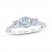 First Light 3-Stone Diamond Engagement Ring 1-1/4 ct tw Round-cut 14K White Gold
