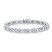 Diamond Bracelet 3 ct tw Round-cut 10K White Gold