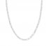 20 Link Chain Necklace 14K White Gold Appx. 3.85mm