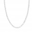 20 Link Chain Necklace 14K White Gold Appx. 3.85mm