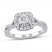 Tolkowsky Diamond Engagement Ring 1 ct tw Round Platinum