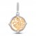 True Definition Virgo Zodiac Charm Sterling Silver/10K Yellow Gold