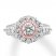 Diamond Engagement Ring 1-5/8 ct tw Round-cut 14K Two-Tone Gold