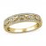 Diamond Anniversary Ring 1/4 ct tw Round-cut 10K Yellow Gold