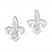 Fleur-De-Lis Earrings Sterling Silver