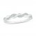 Diamond Anniversary Band 1/10 ct tw Round-cut 10K White Gold