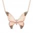 Le Vian Butterfly Necklace 1/5 ct tw Diamonds 14K Strawberry Gold 19"