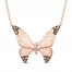 Le Vian Butterfly Necklace 1/5 ct tw Diamonds 14K Strawberry Gold 19"