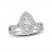 Neil Lane Diamond Engagement Ring 1-1/4 ct tw Marquise/Round 14K White Gold