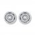 Diamond Earrings 1/4 ct tw Round-cut 10K White Gold