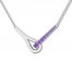 Love + Be Loved Amethyst Necklace Sterling Silver