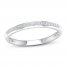 Diamond Wedding Band 1/15 ct tw Round-cut 10K White Gold