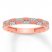 Diamond Anniversary Band 1/6 ct tw Round-cut 10K Rose Gold