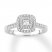 Previously Owned Diamond Engagement Ring 1/2 ct tw Round-cut 14K White Gold