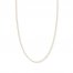 16" Forzatina Chain Necklace 14K Yellow Gold Appx. 1.45mm