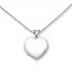 Heart Locket Necklace Sterling Silver