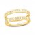 Diamond Enhancer Ring 1/5 ct tw Round-cut 14K Yellow Gold